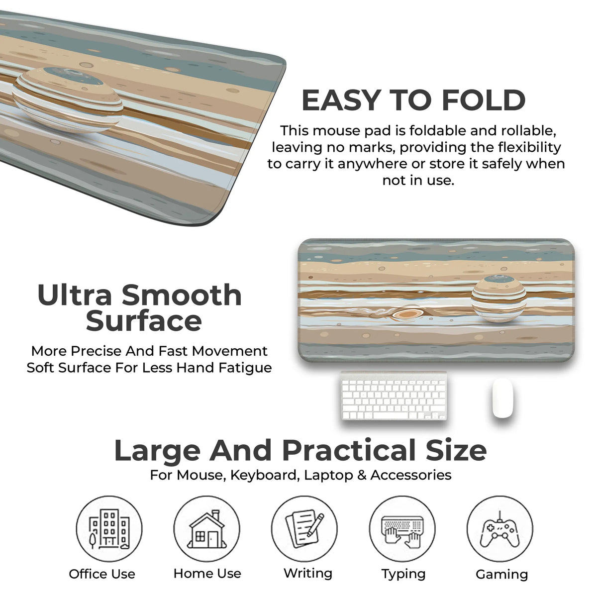 Jupiter Texture – Storm Belt Edition Deskmat