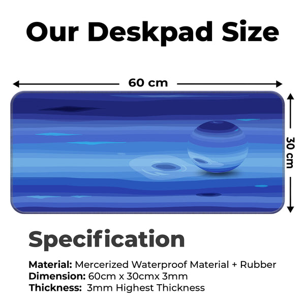 Neptune Texture – Deep Sea Storm Edition Deskmat